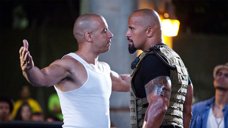 Vin Diesel vs Dwayne Johnson.